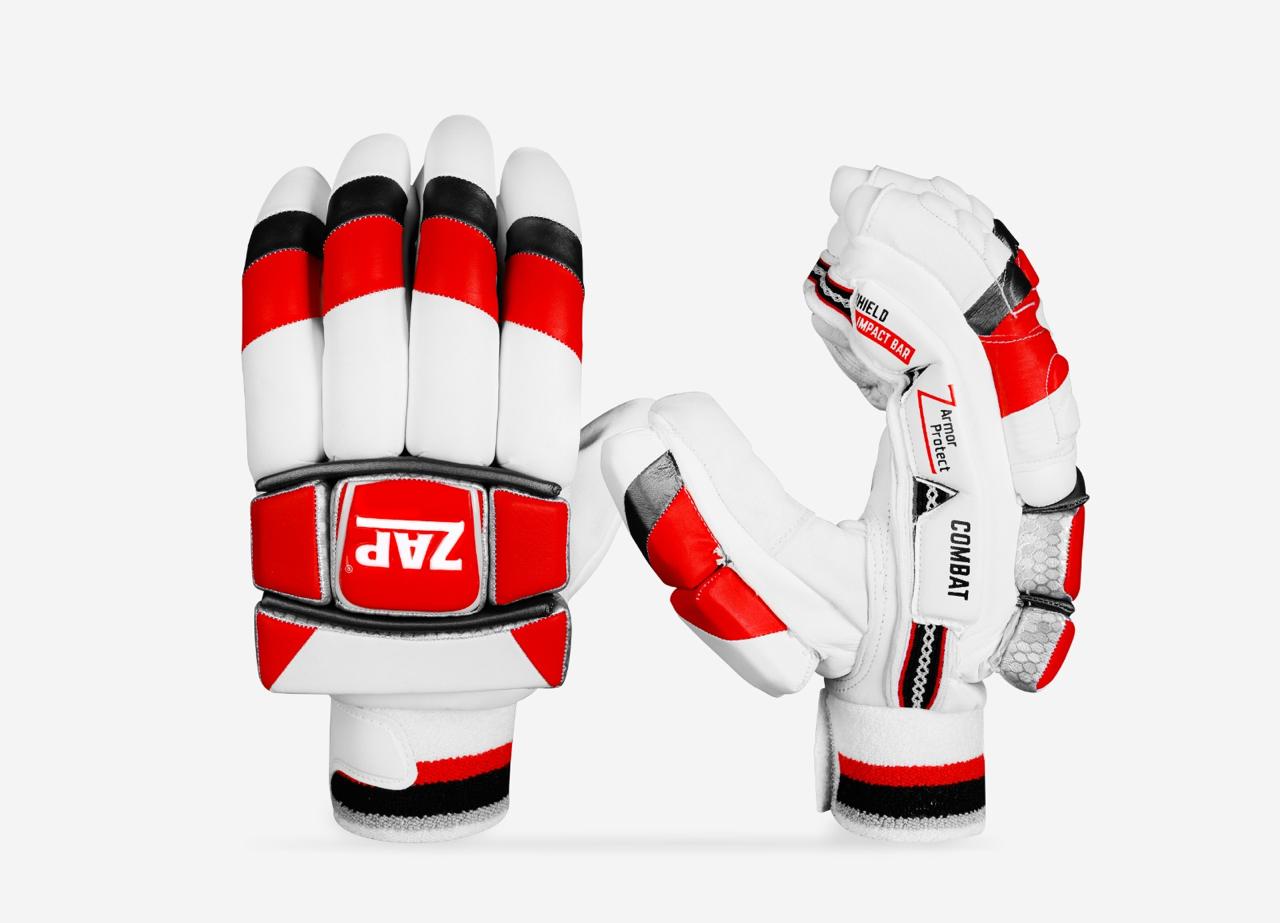 ZAP Combat Cricket Batting Gloves-1