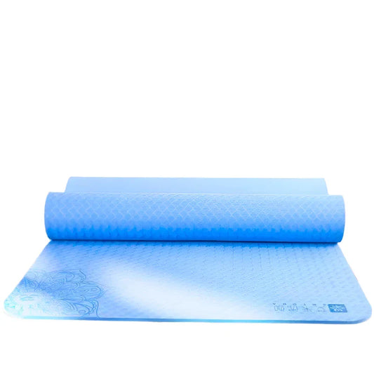 Anti-Slip TPE Yoga Mat with Sling and Carry Strap-0